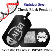 Load image into Gallery viewer, C-alert Black Medallion
